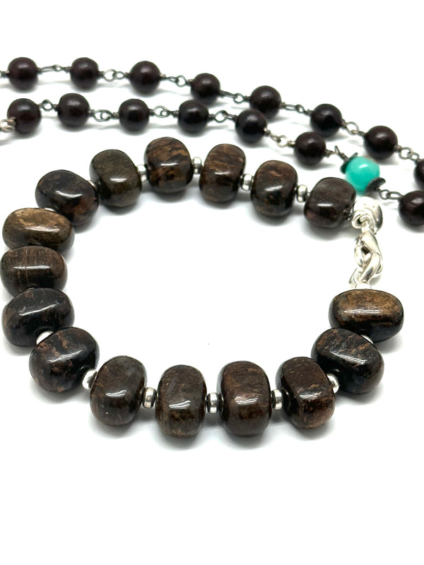 Boulder Earthsong Bronzite Bracelet