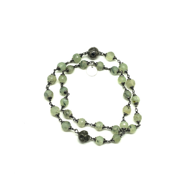 Wrap Prehnite Bracelet
