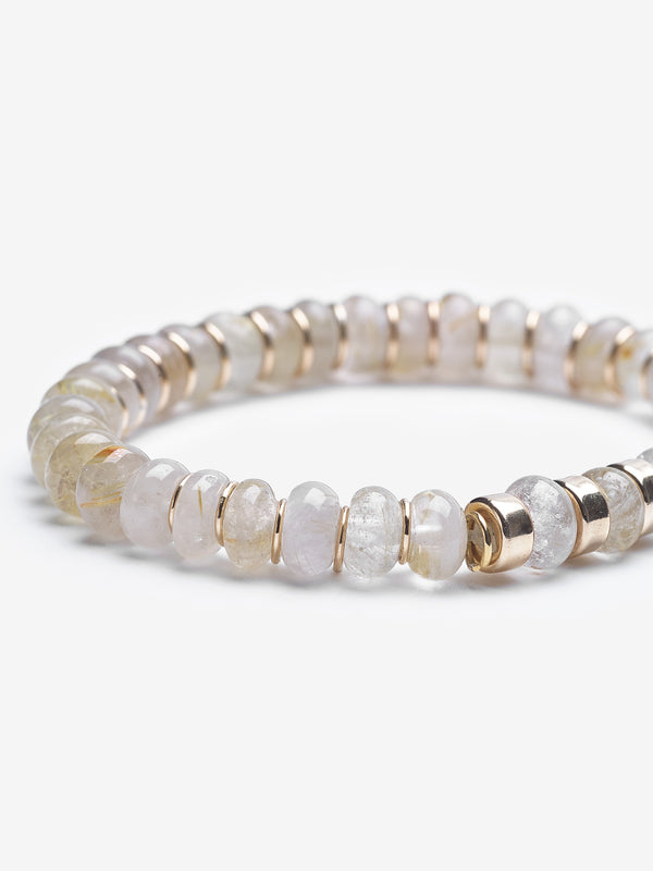 Golden Quartz Stackable Bracelet