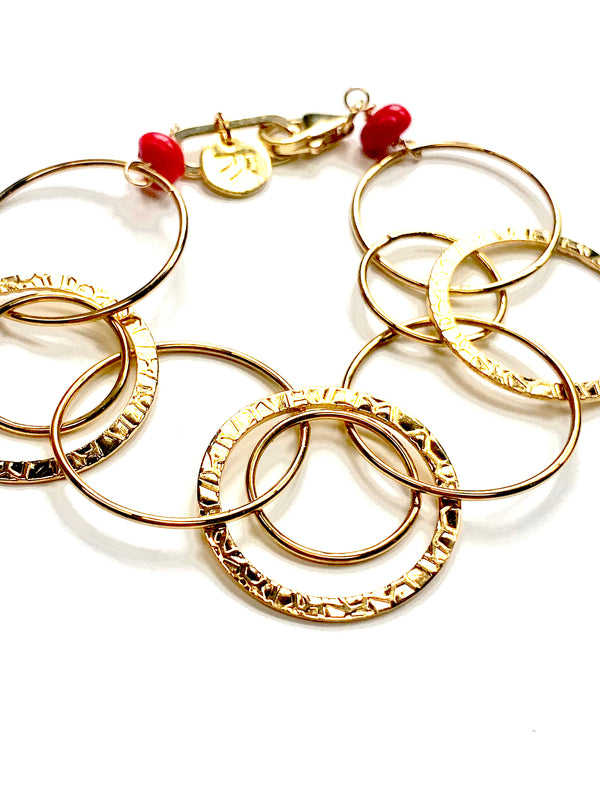 Scarlet Gold Bracelet