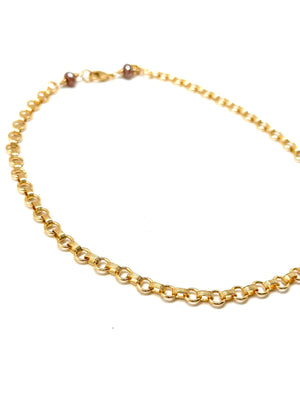 Circle Links 14K Gold Necklace - New