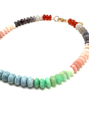 Beloved Opal Rainbow Necklace