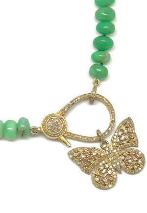 New Beginnings Diamond Butterfly Necklace - One of a Kind