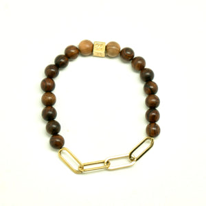 Wood Linx Bracelet