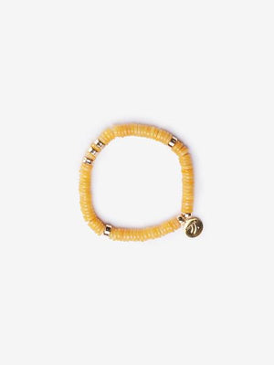 Yellow Jade Gold Bracelet