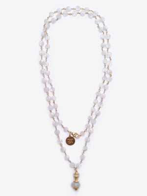 Pagodia Opal Moonstone Necklace