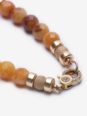 Buddha Yellow Jade Necklace
