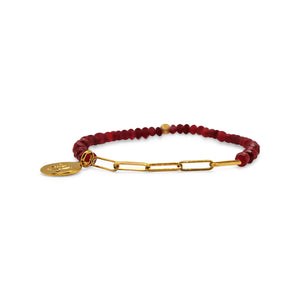 Linx Red Jade Bracelet