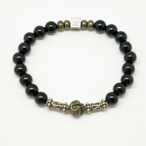 Dark Skull Onyx Bracelet