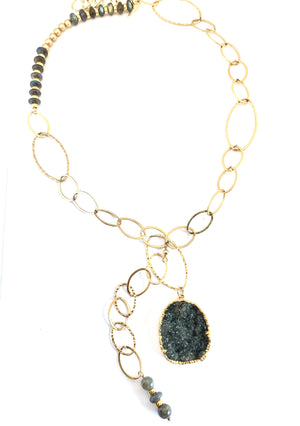 Black Quartz Necklace