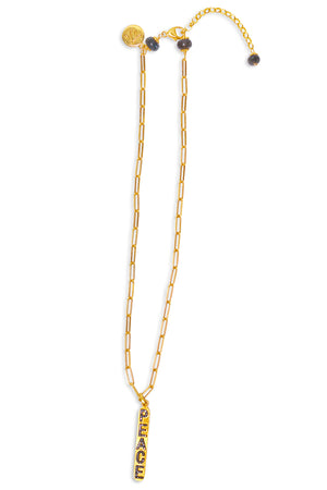 Mantra Gold Necklace - Last One