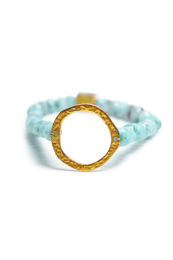 Blue Larimar Endless Love Bracelet