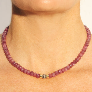 Ruby Sunrise Necklace